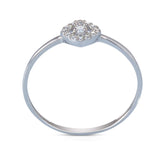 טבעת זהב לבן וזרקונים 21R733